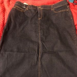 Women’s Denim Skirt - BASS SIZE 16